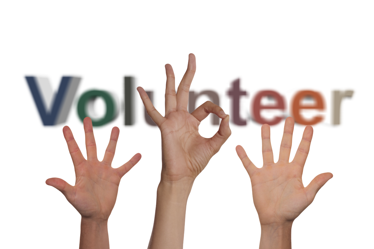 volunteers, hands, voluntary